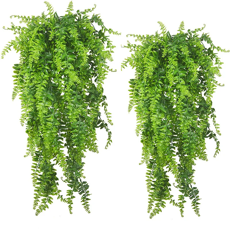 Snake Plant - 90 ซม.ประดิษฐ์ VINE ตกแต่งบ้านแขวนพลาสติก Leaf Grass