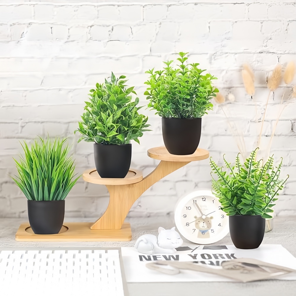 ชุดต้นไม้ประดิษฐ์ขนาดเล็ก 4 ชิ - Snake Plant บทวิจารณ์และราคา