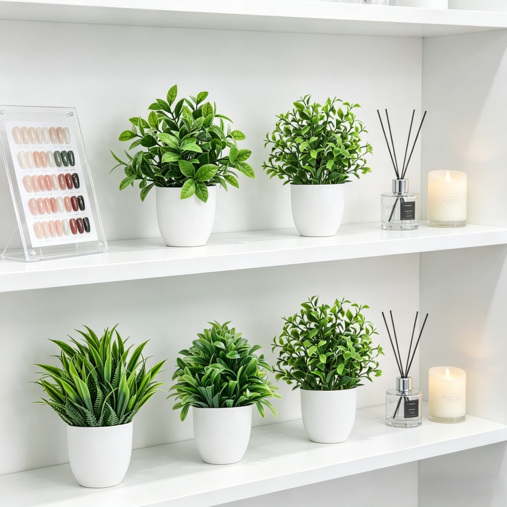 ชุดต้นไม้ประดิษฐ์ขนาดเล็ก 4 ชิ - Snake Plant บทวิจารณ์และราคา